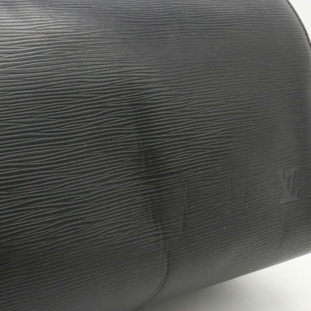 LOUIS VUITTON Epi Speedy 30 Handbag Boston Bag Leather Noir Black M59022 - Picture 7 of 8